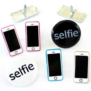 Set de brads Selfie & Phone 12pcs