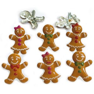 Set de brads Gingerbread 12pcs