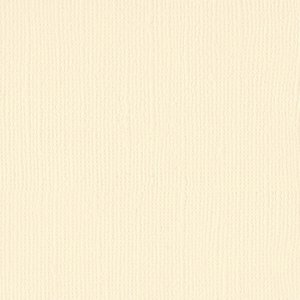 Cartulina texturizada básica Bazzill Mono 12x12" Butter Cream