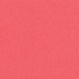 Cartulina texturizada básica Bazzill Mono 12x12" Roselle