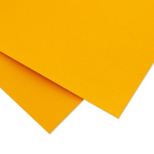 Cartulina PREMIUM Textura Tela Mintopía 12&quot;x12&quot; Amarillo dorado