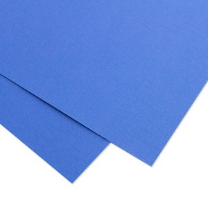 Cartulina PREMIUM Textura Tela Mintopía 12&quot;x12&quot; Azul eléctrico