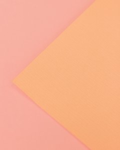 Cartulina PREMIUM Textura Tela Mintopía 10&quot;x12&quot; Sweet Naranja Albaricoque