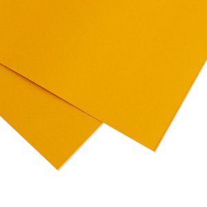 Cartulina PREMIUM Textura Lisa Mintopía 12&quot;x12&quot; Amarillo dorado