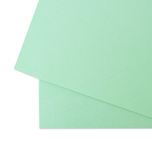 Cartulina PREMIUM Perlada Mintopía 12&quot;x12&quot; Shimmer Verde pastel
