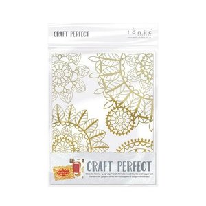 Tarjetas y sobres Intricate Henna Set Gold