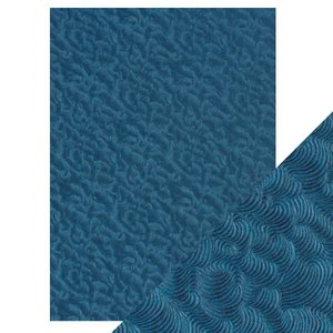 Papel A4 DeLuxe textura 3D Deep Sea