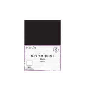 Pack Premium 50 cartulinas negras A4