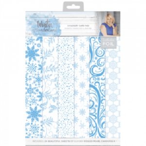 Pad 24 cartulinas A4 Winter Wonderland Foiled Pearl