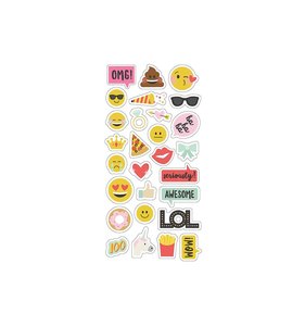 Chipboard 6x12 Emoji Love