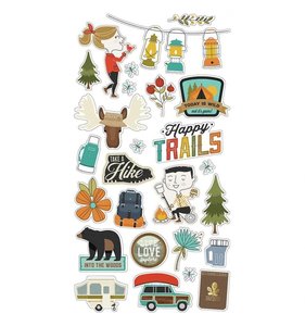 Chipboard 6x12" Happy Trails
