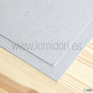 Cartón contraencolado gris 15,5x20,5 cm para portadas de Álbum 6x8"