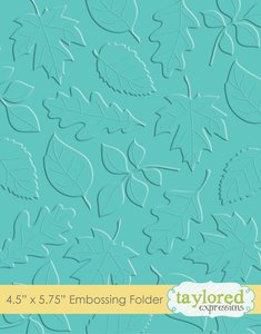 Carpeta de embossing Taylored Expressions Scattered Leaves