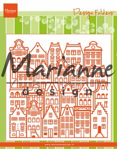 Carpeta de embossing Marianne Design 6x6" Dutch Houses