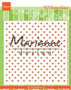 Carpeta de embossing Marianne Design 6x6" Polka Dots