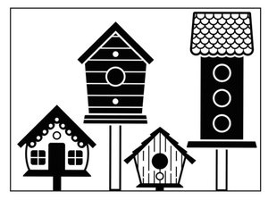 Carpeta de embossing Birdhouses