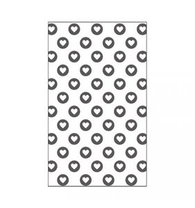Carpeta de embossing 3x5" Vaessen Full of Heart