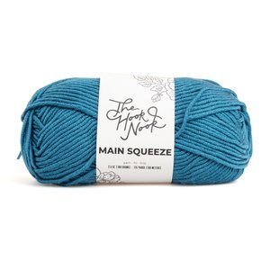 Madeja The Hook Nook Main Squeeze Worsted 100 gramos Peacock Feathers