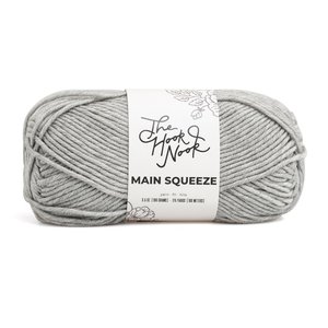 Madeja The Hook Nook Main Squeeze Worsted 100 gramos Gray Area