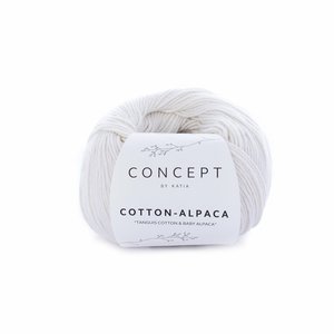 Hilo de algodón Katia Cotton Alpaca Blanco