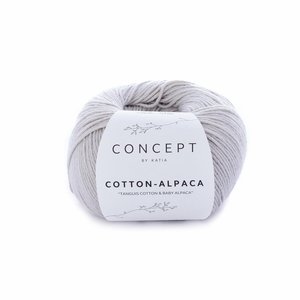 Hilo de algodón Katia Cotton Alpaca Beige melange