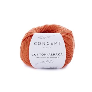 Hilo de algodón Katia Cotton Alpaca Naranja
