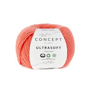 Hilo de algodón orgánico Katia Ultrasoft Coral