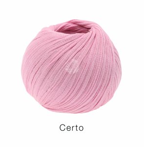 Hilado de algodón Certo Lana Grossa 50 g Color 4 Rosa claro