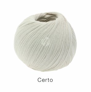 Hilado de algodón Certo Lana Grossa 50 g Color 9 Natural