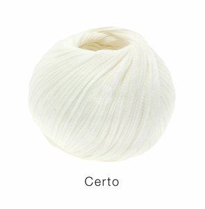 Hilado de algodón Certo Lana Grossa 50 g Color 11 Crudo