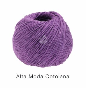 Hilado de lana y algodón Cotolana Lana Grossa 50 g Color 6 Ciruela