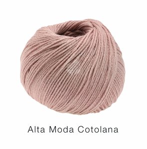 Hilado de lana y algodón Cotolana Lana Grossa 50 g Color 7 Rosa antiguo