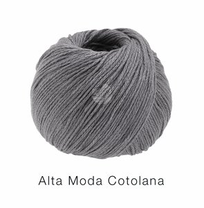 Hilado de lana y algodón Cotolana Lana Grossa 50 g Color 16 Gris oscuro
