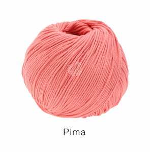 Algodón Pima Lana Grossa 50 g Color 6 Rojo claro