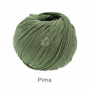 Algodón Pima Lana Grossa 50 g Color 16 Verde caqui