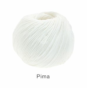 Algodón Pima Lana Grossa 50 g Color 23 Blanco