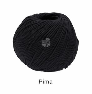 Algodón Pima Lana Grossa 50 g Color 26 Negro