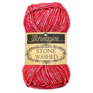 Hilo de algodón Scheepjes Stone Washed 807 Red Jasper