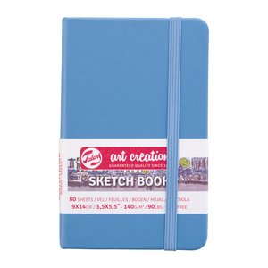 Block tapa dura Talens Sketchbook Lake Blue 9x14 cm