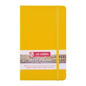 Block tapa dura Talens Sketchbook Golden Yellow 13x21 cm