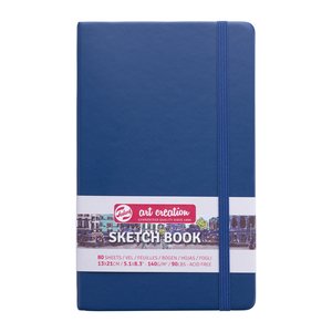 Block tapa dura Talens Sketchbook Lake Blue 13x21 cm