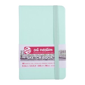 Block tapa dura Talens Sketchbook Mint 9x14 cm