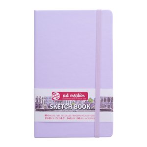 Block tapa dura Talens Sketchbook Violeta 13x21 cm