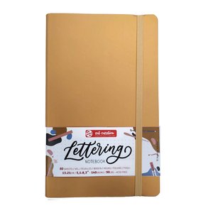 Cuaderno de puntitos Notebook Lettering Talens A5 Dorado