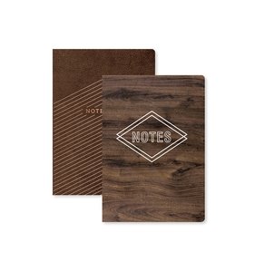 Cuadernos Madera y Cuero Typecast