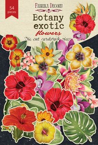 Die Cuts Fabrika Decoru Botany Exotic Flowers