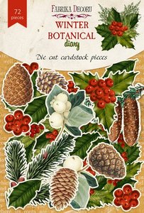 Die Cuts Fabrika Decoru Winter Botanical Diary