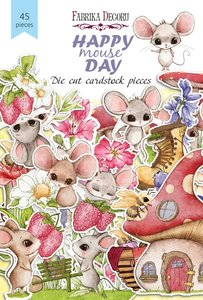 Die Cuts Fabrika Decoru Happy Mouse Day