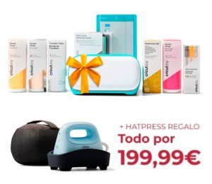 OFERTA ESPECIAL Kit Cricut Joy Starter Bundle + Hat Press de regalo