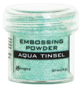 Polvos de embossing Ranger Aqua Tinsel